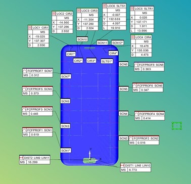 高精度手機玻璃檢測，交給OPTIV PERFORMANCE影像測量儀(圖2)